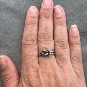 James Avery Lovers Knot Sterling Silver Ring